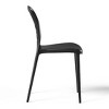 WestinTrends Playa Outdoor Modern Stackable Patio Dining Chairs (Set of 2) - 2 of 4