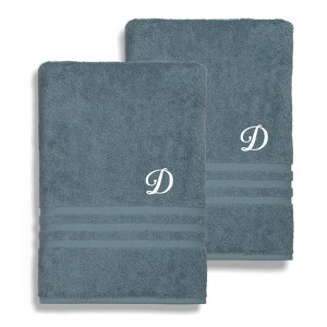 Linum Home Textiles 100% Turkish Cotton 2PC Denzi Bath Towel Set - 1 of 1