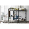 NicBex Full Size Loft Bed with Desk & Shelves,Space-Saving Full Loft Bed with Study Area & Storage,Sturdy Metal Loft Bed for Teens,Adults - 3 of 4