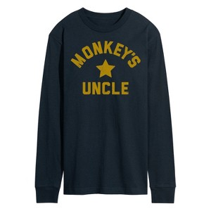 Men's - Instant Message - Monkey's Uncle Long Sleeve Graphic T-Shirt - 1 of 4