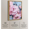 Art Remedy Pink Flowers with Gold Leaves Beach Life Inspired Wall Art Framed - 2 of 4