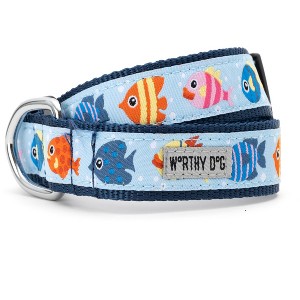 The Worthy Dog Fishy Dog Collar - 1 of 3