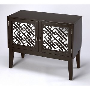 Ursula Mirrored Console Cabinet Brown - Butler Specialty