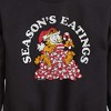 Boys' - Garfield - Seasons Eatings Graphic Long Sleeve Fleece Sweatshirt - 2 of 4