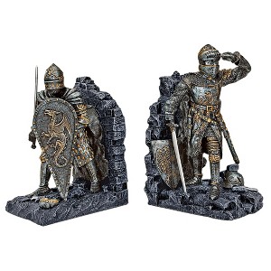 Design Toscano Arthurian Knight Bookends - 1 of 4
