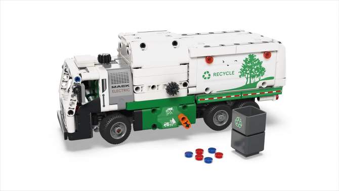 LEGO Technic Mack LR Electric Garbage Truck Toy 42167, 2 of 8, play video