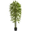 Nearly Natural 6-ft Bamboo Tree UV Resistant (Indoor/Outdoor) - 2 of 4