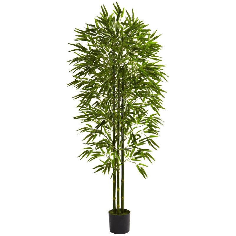 Nearly Natural 6' Bamboo Tree UV Resistant (Indoor/Outdoor), 1 of 2