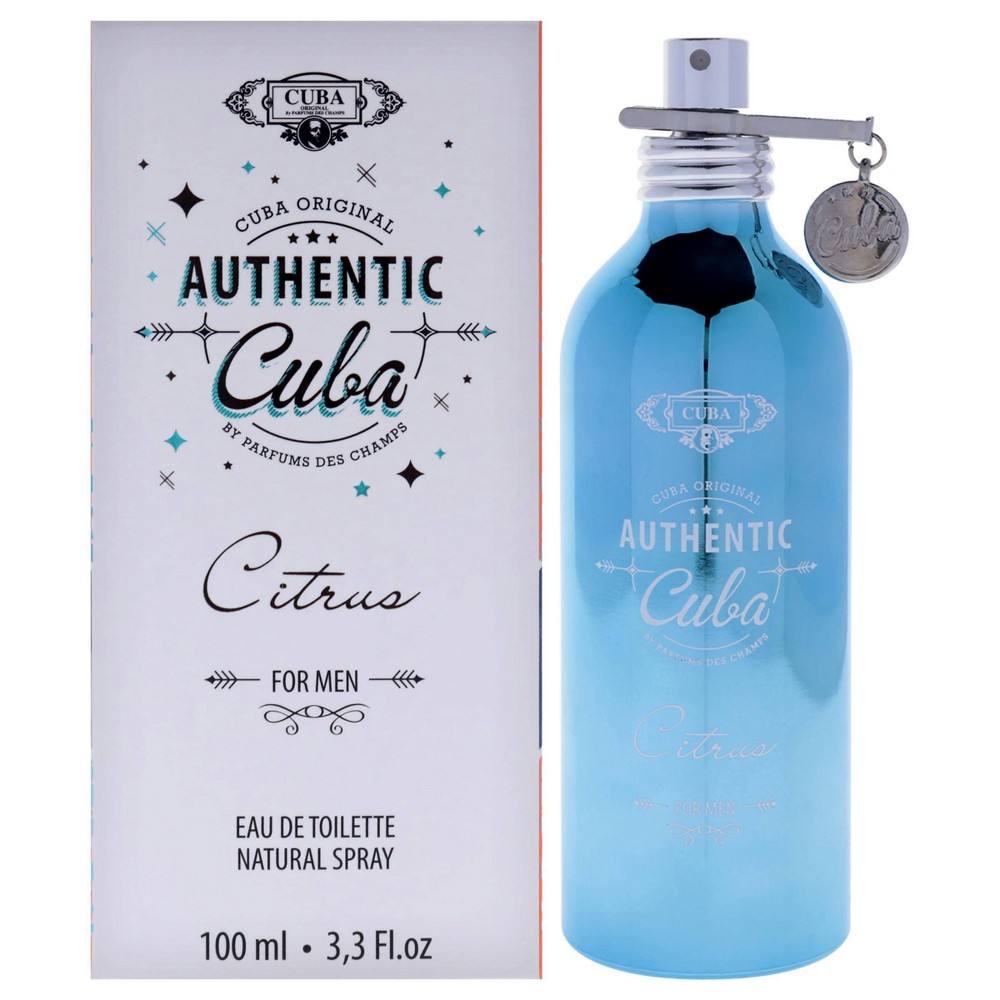 Cuba Authentic Citrus Men's EDT Spray - 3.3 fl oz