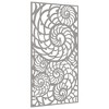 vidaXL Patio Wall Decoration 41.3"x21.7" Corten Steel Shell Design - 3 of 4