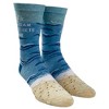 Crazy Dog T-Shirts Women's The Ocean Just Gets Me Socks Funny Beach Vacation Boating Novelty Footwear - 2 of 4