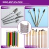 Unique Bargains Wall-Mounted Pencil Nail Art Tool Makeup Brush Holder with Clear Adhesive - 4 of 4