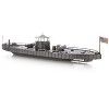 Model Kit  USS Monitor and USS Merrimack Ironclad Warships "Battle of the Ironclads" Steel Model Kit by Metal Earth - 4 of 4