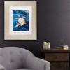 Trademark Fine Art - Sarah Manovski  Gold turtles swimming Matted Framed Art - 2 of 4