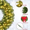 Yaheetech 30in Artificial Christmas Wreath Holiday Accent Decoration, Green - 4 of 4