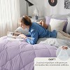 Bedsure Comforter Set – Bed in a Bag with Contrast Color Solid Design, Soft All-Season Bedding Set - 3 of 4
