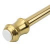 Home Mart Goods Metal Shower Curtain Tension Rod Rust Resistant Non-Slip Brushed Gold - 42"-72" - 2 of 3