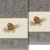 Linum Home Textiles 100% Turkish Cotton PIERRE Embellished Towel Set - 2 of 2