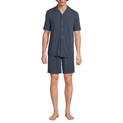 Lands' End Men's Short Sleeve Cooling Knit Short Set