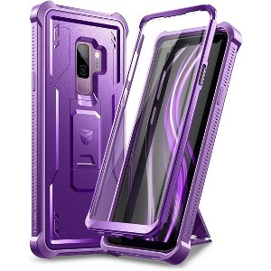 Dexnor for Samsung Galaxy S9+ Plus Case, [Built in Screen Protector and Kickstand] Military Grade Protection Shockproof Protective Cover - 1 of 3
