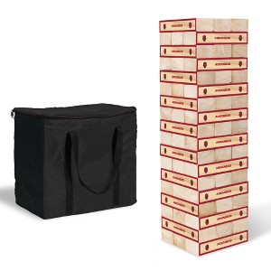 NCAA Arkansas Razorbacks Giant Wooden Tumbling Tower - 1 of 4