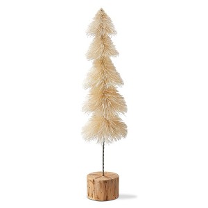 tagltd Sisal Christmas Tree Decorations for Tabletop or Mantel Large Natural 18 inch - 1 of 2