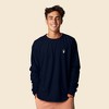 Dalix Astronaut Embroidered Cotton Classic Fit Long Sleeve Crewneck Tee Shirt Mens - 3 of 4