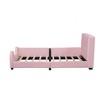 YOOCOZZ Twin Size Upholstered Wood Platform Bed with Headboard and Right Guardrail - 4 of 4