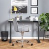 Seville Classics airLIFT 48" Tempered Glass Top Desk with Drawer - 3 of 4