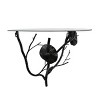 16"x24" Metal Floral Branch Wall Shelf with Glass Top - Olivia & May - image 4 of 4