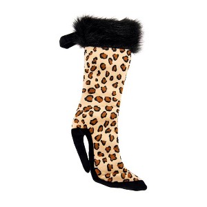 Plushible High Heeled Leopard Print Holiday Stocking - 1 of 2