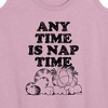 Women's - Garfield - Nap Sketch Graphic Racerback Tank - 2 of 4