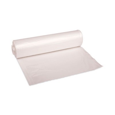 thumbnail image 2 of 33-Gallon High-Density Can Liners - 33x40 Inch Clear Trash Bags, 17 Micron, 25/Roll 2 of 13