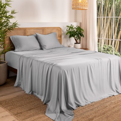 Rayon from Bamboo Solid Deep Pocket Sheet Set by Bare Home