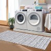 Washable Geometric Area Rug, Non-Slip Low Pile Foldable Stain-Resistant Floor Cover for Living Room Bedroom Dining Room - 4 of 4