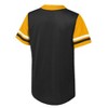 MLB Pittsburgh Pirates Girls' Henley Jersey - 3 of 3