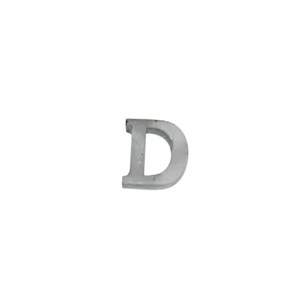 Slickblue Zinc Alphabet Letters, Individual A-Z & "&" Symbol, Wall Letters, Modern, Silver, 2.5"x2" Each - 1 of 4