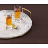 JoyJolt Aqua Vitae Round Shot Glass - Set of 4 Crystal Shot Glasses Set with Off Set Base - 1.6 oz - 4 of 4
