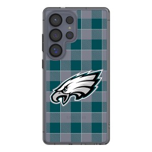 NFL NFC Teams Plaid Clear Cell Phone Case for Samsung Galaxy - 1 of 4