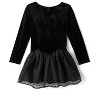 The Children's Place Girls Long Sleeve Flocked Floral Drop Waist Tutu Dress - 3 of 4