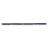 Metallo Stainless Steel Multi-Cut Bead Bracelet - Black & Blue - Black - 8.5 Inch - 2 of 4
