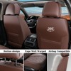 Coverado Seat Covers Luxury Faux Leather Seat Protectors - 3 of 4