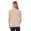 Rekucci Women's Super Soft Knit Cowl Neck Sleeveless Top – Versatile Casual to Dressy Style - 3 of 3