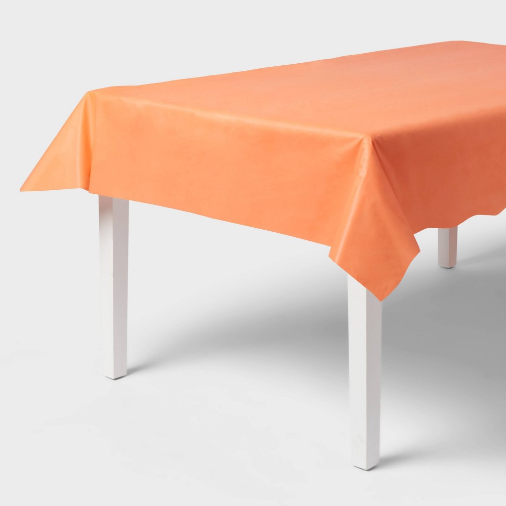 Orange Solid Table Cover 1ct - Spritz™