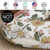 Sweet Jojo Designs Baby Girl Muslin 100% Cotton Nursing Pillow Cover Vintage Floral Pink Yellow and Green - 3 of 4