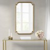 SEVOBAL Bathroom Vanity Mirrors Shatterproof Safety Sleek Metallic Beveled Glass Mirror Robust and Safe Easy Installation, Gold, 38"*21.25"*1" - 2 of 4