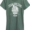Women's - Peanuts - Snoopy Team Holiday Spirit Short Sleeve Graphic T-Shirt - 2 of 4