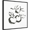 Amanti Art Apples BW by Chris Paschke Canvas Wall Art Print Framed 22 x 22-in. - 3 of 4