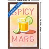 Trends International Reinders: Drinks - Spicy Marg I Framed Wall Poster Prints - 3 of 4