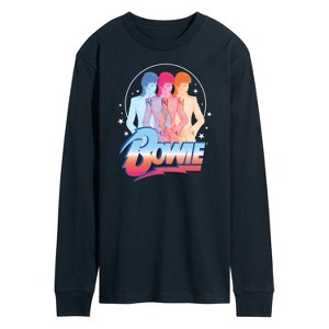 Men's - David Bowie - Bowie 3D Long Sleeve Graphic T-Shirt - 1 of 4